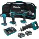 Makita 40-Volt max XGT Brushless Cordless 4-piece Combo Kit (Hammer Driver-Drill/ Impact Driver/ Recip Saw/ Flashlight) 2.5Ah/4.0Ah
