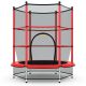 Kids Youth Jumping Round Trampoline Exercise w/ Safety Pad