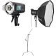 Godox AD600B Witstro Battery-Powered Monolight Kit w/ Softbox and C-Stand