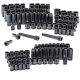 Husky 3/8-in and 1/2-in Drive Master Impact Socket Set (108-Piece)