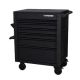 Husky 31 in. W x 23 in. D 6-Drawer Rolling Tool Cart in Black