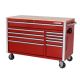 Husky 52 in. W x 24.5 in. D Standard Duty 10-Drawer Mobile Workbench Tool Chest with Solid Wood Top in Gloss Red