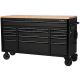 Husky Heavy Duty 61 in. W x 23 in. D 15-Drawer Mobile Workbench w/ Solid Wood Top