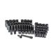 Husky 1/2-in Drive SAE/Metric Impact Socket Set (64-Piece)