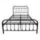 Victorian Vintage Style Platform Black Full XL Bed Frame