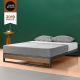 Zinus GOOD DESIGN Winner Suzanne Brown Queen 10 in. Metal and Wood Platforma Bed Frame