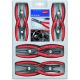 KNIPEX Precision Circlip Snap Ring Pliers Set (8-Piece)