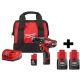 Milwaukee M12 12-Volt Lithium-Ion Cordless 3/8 in. Drill/Driver Kit With Two Free M12 1.5Ah Batteries