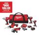Milwaukee M18 18V Lithium-Ion Cordless Combo Tool Kit (5-Tool) with Two Batteries
