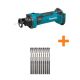 Makita 18V LXT Lithium-Ion Cordless Cut-Out Tool with bonus 1/8 in. Spiral Cut Out Bit Drywall Guide Tips (10-Pack)