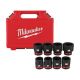 Milwaukee SHOCKWAVE 3/4 in. Drive Metric 6 Point Impact Socket Set (8-Piece)