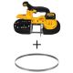 DEWALT 20V MAX Cordless Band Saw (Tool Only) and 14/18 TPI Bi-Metal Blades (3 Pack)