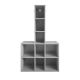 Ameriwood Home Lauren Kids Dove Gray 9 Cube Storage