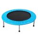 Gymax 38 in. Blue Folding Mini Trampoline Fitness Rebounder with Safety Pad