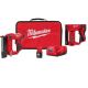 Milwaukee M12 12-Volt 23-Gauge Lithium-Ion Cordless Pin Nailer Kit with M12 12-Volt Lithium-Ion Cordless 3/8 in. Crown Stapler