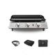 Royal Gourmet 3-Burner 26,400-BTU Portable Gas Grill Griddle, Regulator, Cover and Carry Bag Included, Outdoor Camping, Tailgating