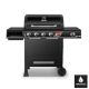 Dyna-Glo 5-Burner Natural Gas Grill in Matte Black with TriVantage Multi-Functional Cooking System