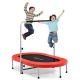Costway 60 in. Trampoline for 2-People Foldable Rebouncer with Adjustable Handrail Blue