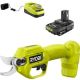 RYOBI ONE+ 18V Cordless Pruner with 2.0 Ah Battery and Charger