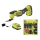 RYOBI ONE+ 18V Cordless Multi-Tool Kit with 2.0 Ah Battery, Charger, and 22-Piece Oscillating Blade Set