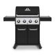 Broil King Crown 420 4-Burner Propane Gas Grill in Black