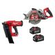 Milwaukee M18 FUEL 3-1/2 in. 18-Volt 21-Degree Lithium-Ion Brushless Cordless Nailer w/7-1/4 in. Rear Circ, Two 6Ah HO Batteries