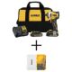 DEWALT ATOMIC 20V MAX Cordless Brushless Compact 1/4 in. Impact Driver Kit and Black and Gold Drill Bit Set (10 Piece)