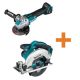 Makita 18V LXT Lithium-Ion Brushless 4-1/2 in./5 in. X-LOCK Angle Grinder with 18V LXT 6-1/2 in. Lightweight Circular Saw