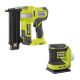 RYOBI ONE+ 18V 18-Gauge Cordless AirStrike Brad Nailer with Cordless 1/4 Sheet Sander (Tools Only)