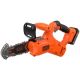BLACK+DECKER 6 in. 20-Volt Maximum Lithium-Ion Pruning Electric Battery Chainsaw with 1.5Ah Battery and Charger