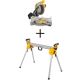 DEWALT 15 Amp Corded 12 in. Single Bevel Compound Miter Saw with 500 lbs. Capacity Compact Miter Saw Stand