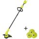 RYOBI 40V 12 in. Cordless Battery String Trimmer with Extra 3-Pack of Spools (Tool Only)