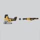 DEWALT 20V MAX XR Cordless Barrel Grip Jigsaw and ATOMIC 20V MAX Cordless 3/8 in. Ratchet (Tools-Only)