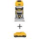 DEWALT 20-Volt MAX XR Cordless Brushless Compact Fixed Base Router with 20-Volt MAX Compact Lithium-Ion 4.0Ah Battery Pack