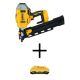 DEWALT 20V MAX XR Lithium-Ion Cordless Brushless 2-Speed 21-Degree Plastic Collated Framing Nailer w/20V Compact 4.0Ah Battery