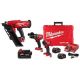 Milwaukee M18 3-1/2 in 30-Degree Cordless Nailer,M18 FUEL Hammer Drill & Impact Driver Combo Kit w/ 2 Batteries,M18 2.0 Ah Battery