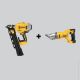 DEWALT 20V MAX XR Cordless Brushless 2-Speed 21° Plastic Collated Framing Nailer and 18-Gauge Swivel Head Shears (Tools Only)