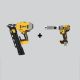DEWALT 20V MAX XR Cordless Brushless 2-Speed 21-Degree Plastic Collated Framing Nailer & Brushless Cable Stripper (Tools-Only)