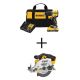 DEWALT ATOMIC 20V Lithium-Ion Cordless 1/2 in. Compact Hammer Drill and 6.5 in. Circular Saw with 3Ah Battery, Charger and Bag
