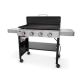 Weber 4 Burner Propane Gas Grill 36 in. Flat Top Griddle in Black