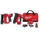 Milwaukee M18 FUEL 18-Volt Brushless Cordless 18-Gauge Brad Nailer Kit w/M12 23-Gauge Cordless Pin Nailer & M12 2.0AH Battery