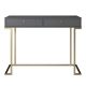 Ameriwood 41.6-in. Graphite Gray Rectangular 2 -Drawer Writing Desk with Drawers