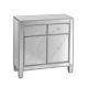 Southern Enterprises - Vernon Mirrored Storage Accent Cabinet
