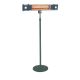 EnerG+ 1500-Watt Infrared Free-Standing Electric Outdoor Heater w/ LED and Remote