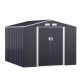 JAXPETY 9.1 ft. W x 10.5 ft. D Metal Storage Shed Garden Tool Storage Outdoor House with Sliding Door (95.55 sq. ft.)