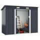 JAXPETY 9.1 ft.W x 4.3 ft.D Metal Storage Shed Outdoor Tool Organizer for Backyard, Garden, Barn(39.13 sq. ft.)