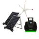 NATURE'S GENERATOR 3600-Watt Solar Powered Portable Generator w/ 2 Solar Panels and Wind Turbine Kit