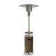 AZ Patio Heaters - 48,000 BTU Stainless Steel/Hammered Bronze Propane Patio Heater