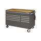 Husky 52 in. 9-Drawer Mobile Workbench in Gloss Gray