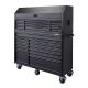 Husky Heavy-Duty 56 in. W 23-Drawer, Deep Combination Tool Chest and Rolling Cabinet Set in Matte Black